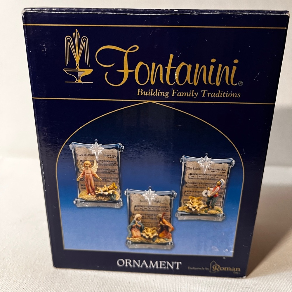 Roman FONTANINI 2010 Holy Family Silent Night Detailed Nativity Scene Ornament